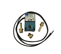 MAC 3 Port Electronic Boost Control Solenoid Valve DC12V 35A-ACA-DDBA-1BA With 6MM Tube Fittings Brass Silencer(Grey)
