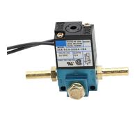MAC 3 Port Electronic Boost Control Solenoid Valve DC12V 35A-ACA-DDBA-1BA With 6MM Tube Fittings Brass(Silver)