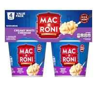 Mac-A-Roni Tasse, cheddar blanc crème, lot de 4