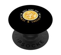 Mac and Cheese Lover I'm Just Here for The Mac and Cheese PopSockets PopGrip Adhésif