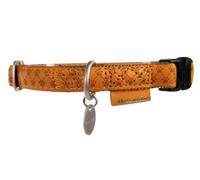 Collier Pour Chien Reglable Mac Leather Jaune 15 mm