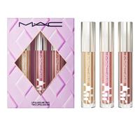 MAC Cosmetics Holiday Gloss Enthusiast Lipglass Air Trio coffret cadeau lèvres