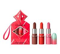 MAC Cosmetics Holiday Wildest Gleams Mini Lusterglass Lip Trio coffret cadeau lèvres teinte Brights