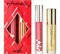 MAC Cosmetics Set Blowing Air Kisses Glossy Lip Duo Coffret cadeau lèvres