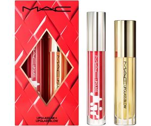 MAC Cosmetics Set Blowing Air Kisses Glossy Lip Duo Coffret cadeau lèvres