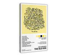 Mac DeMarco Poster sur toile avec couverture de l'album This Old Dog - Décoration pour chambre à coucher, bureau, chambre - Cadeau - 30 x 45 cm