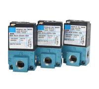 MAC Électrovanne de contrôle électronique à 3 ports DC12 V 35A-ACA-DDBA-1BA 35A-ACA-DDFA-1BA avec raccords de tubes de 6 mm Silencieux en laiton(35a-aca-ddfa-1ba,8mm)