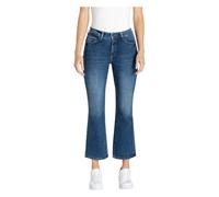 Mac, Femme, Jeans, Bleu, Taille: 38 FR Jean Bootcut Court Élégant