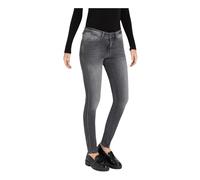 Mac, Femme, Jeans, Gris, Taille: 36 FR Jean Skinny en Denim Gris Clair avec Galon