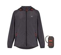 Mac in a Sac Edition Veste imperméable pliable unisexe, charbon, XS