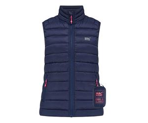 Mac in a Sac Gilet isolant pliable pour femme Synergy - léger, chaud et polyvalent - Navy - 12