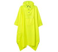 Mac in a Sac Poncho de pluie compact imperméable à capuche, Neon Yellow