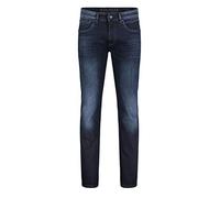 MAC Jeans Arne Pipe Jean Baggy, Blue Black Authentic Wash H793, 38W x 30L Homme