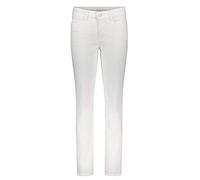 MAC JEANS Dream, Jean Droit Femme, Blanc (White Denim D010), W28/L32 (Taille Fabricant: 36/32)