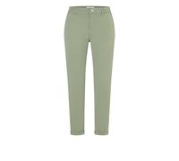 MAC Jeans Pantalon chino Turn Up pour femme, vert olive, 42