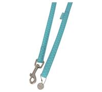MAC LEATHER laisse pour chien turquoise 15mm longueur 1.2m Zolux