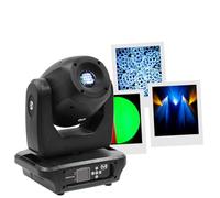 Mac Mah Spot 100 LED Moving Head 100 W Beam DMX avec 2 roues Gobo, prisme et mise au point motorisée pour scène DJ Event