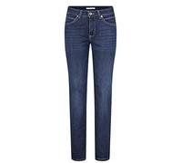 MAC - Melanie - Jeans Straight - Femme - Bleu (Dark Blue D845) - Taille: W46/L30