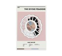 Mac Miller - The Divine Feminine - Poster sur toile avec album de musique rétro pour décoration de salon, chambre à coucher, sans cadre, 50 x 75 cm