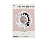 Mac Miller - The Divine Feminine - Poster sur toile pour décoration de chambre à coucher, bureau, chambre, cadeau sans cadre, 30 x 45 cm