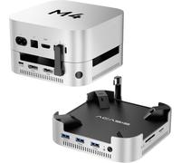 Mac Mini M4 Dock & Stand Avec Dual-Baie Boîtier Ssd Nvme, Aluminum Hdmi Hub Station D'Accueil Pour Mac Mini M4 Et M4 Pro 2024, 4K60Hz Hdmi,4 X 10G Usb A, Pd 30W, Sd/Tf, Support Ssd (M001Pro-Eu)