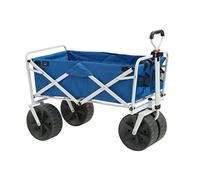 MacSports WTCB-100 Mac Sports-Beach Wagon en Acier, Bleu/Blanc avec Logo