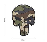 Mac Tools Patch 3D PVC Punisher Woodland/Cosplay/Airsoft/Camouflage