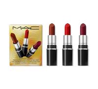 MAC Trio Rouge à Lèvres Mini Lustreglass De Luxe Pour Tous Les Jours, Rouge, Lot De 3 Pièces