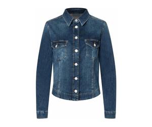 MAC - Veste en Denim Rich Bleu Style - Femme - Vestes - Bleu - Taille: 44 FR