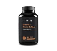 Maca Andine 4000 mg - 0,6% Macaènes & Macamides - 120 Gélules Véganes | Extrait de Racine de Maca Péruvienne 10:1 - pour Hommes & Femmes - Sans Additifs - 1/Jour, 4 Mois - Zenement