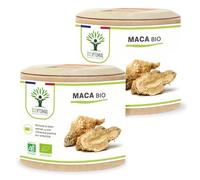Maca Bio - Complément Alimentaire Bioptimal - Superaliment - Poudre Maca Pérou - Gélule 300 mg - Energie Sexualité Fertilité Aphrodisiaque - Conditionné en France - Certifié Ecocert - 2 x 60 gélules
