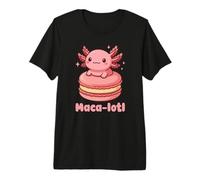 Maca-lotl Axolotl Macaron Kawaii Cuisson Pastel Mignon T-Shirt Haut de Gamme
