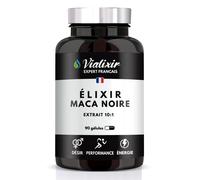 Maca Noire 20 000mg/Jour Extra Forte 90 Gélules Végan Energie Equilibre Hormonal Détente I Extrait De Racine Du Pérou Concentré 10:1 I Ginseng Péruvien Made In France