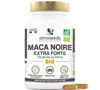 Maca Noire BIO du Pérou | Extra Fort 10 000mg par jour | 120 gélules