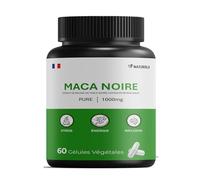 Maca Noire du Pérou 1 000 mg - 60 Gélules - Format 30 Jours - NATUROLA CAPS