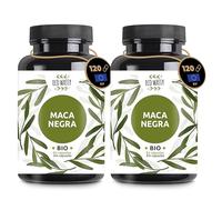 Maca Noire Péruvienne 100% Pure BIO, Sans Additifs. 120 Capsules De Maca Andine, Supplément Énergétique Et Exhausteur, Totalement Naturel Sans Produits Chimiques. Végétalien. Racine Pure (240)