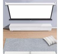 MACAGGTNTU Écran De Projection De 60 72 Pouces, Écran Vidéoprojecteur pour Home Cinéma, Écran De Film Rétractable Toile De Vidéoprojecteur Montage Mural(4:3,72inch)