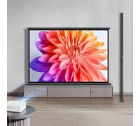 MACAGGTNTU Petite Écran Vidéoprojecteur Écran De Projection De Table 20" 30" Écran De Projecteur Rétractable Écran De Film Portable Extérieur(30inch-4:3)