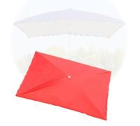 MACAGGTNTU Toile de Rechange Rectangulaire pour Parasol Déporté Auvent 300x200cm/10'x6.5' pour Jardin - 6 Baleines