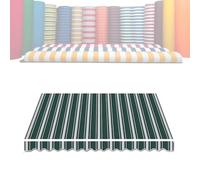 MACAGGTNTU Tissu De Rechange pour Store Banne 2m 2.5m 3.0m 3.5m 4.0m 4.5m 5m 6m Générique Toile De Remplacement pour Abri Pare-Soleil(Green,5x3.5m/16x12ft)