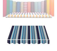 MACAGGTNTU Tissu De Rechange pour Store Banne 2m 2.5m 3.0m 3.5m 4.0m 4.5m 5m 6m Générique Toile De Remplacement pour Abri Pare-Soleil(Blue,4.5x3m/15x10ft)