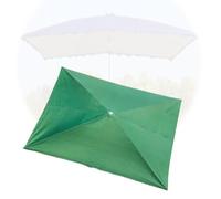 MACAGGTNTU Rectangulaire Toile De Rechange pour 6 Baleines Parasol, 300x200cm Auvent De Rechange pour Déporté Parasol, Parasol Toile De Rechange pour Jardin(Green,300x200cm/10'x6.5')