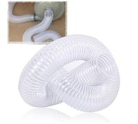 MACAGGTNTU Tuyau De Collecte De Poussière En PVC 70mm 120mm 200mm Flexible Aspirateur Nettoyant Tuyau Pour Industriel Travail Bois Nettoyant, Blanc(1m/3.28ft,250mm-9 4/5")