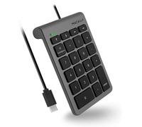 Macally Clavier numérique USB C Filaire pour Mac - Fonctionne Mieux - Pavé numérique de Type C pour MacBook Pro/Air, iMac et PC - Pavé numérique Filaire USB C avec câble de 1,5 m et Touches fléchées