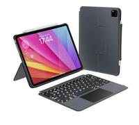 Macally Étui pour iPad Pro 11" M4 avec clavier (2024 Gen 7) - Clavier rétroéclairé amovible avec pavé tactile, support multi-vues, porte-stylet Apple - Étui avec clavier pour iPad Pro 11"