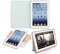 Macally Étui Smart Cover Rabattable Vert Pour Apple iPad mini 1 2 3 Support