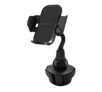 Macally MCUP XL, support voiture pour montage en porte gobelet, col fléxible de 20 cm, compatible avec iPhone X, 6-8, iPhone plus, Galaxy S7 S8 S9 et S7+/S8+/S9+ etc.