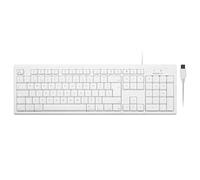 Macally QKEY-UK, Clavier étendu USB-A de 105 Touches avec pavé numérique pour Mac, agencement Anglais QWERTY