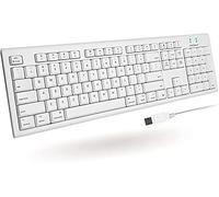 Macally QKEY-US, Clavier étendu USB-A de 105 Touches avec pavé numérique pour Mac, agencement américain QWERTY