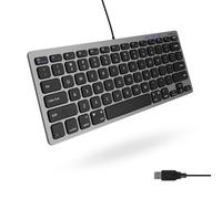 Macally SLIMKEYCSG, Clavier USB-A Compact pour Mac, Disposition des Touches du Clavier QWERTY américain